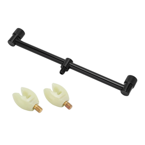 Support de canne à pêche à la <span class=keywords><strong>carpe</strong></span> <span class=keywords><strong>Buzz</strong></span> <span class=keywords><strong>Bar</strong></span> avec tête lumineuse en alliage d'aluminium, accessoire de pêche (support 25 cm, 2 têtes) - Product Image 2