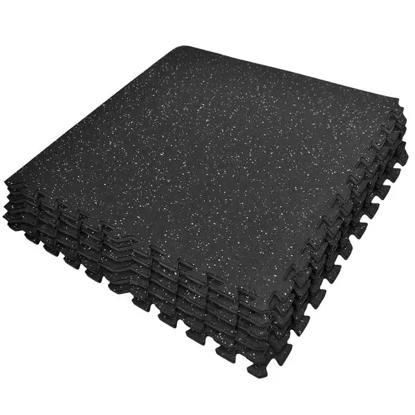 Various specifications Easy to clean non-slip epdm gym flooring rubber tiles interlocking