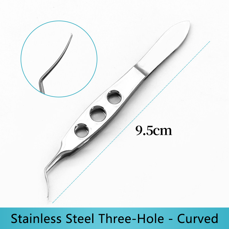 Stainless Steel Three-Hole Curved