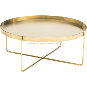 Mesa de centro redonda martillada de tendencia superior Color de forma de tamaño personalizado - Product Image 5