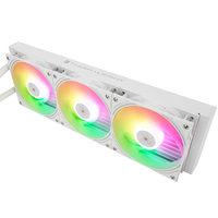 Refroidisseur liquide AIO Frozen Warframe 360 ULTRA WHITE 360 mm avec écran LCD 2,88 pouces pour affichage en temps réel, compatible Intel LGA 1851 AM5, pour système PC