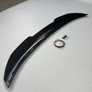 Colore del modello di carbonio per <span class=keywords><strong>BMW</strong></span> <span class=keywords><strong>F36</strong></span> quattro serie bagaglio fisso Wind Wing win plastica ABS in fibra di carbonio <span class=keywords><strong>Spoiler</strong></span> esterno - Product Image 2
