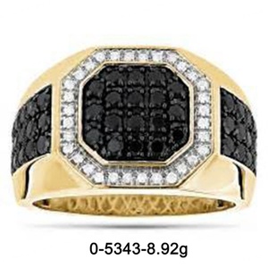 แหวนเงินแท้ 925 ชุบทองสำหรับผู้ชาย - Product Image 6