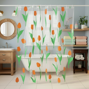 Rideau <span class=keywords><strong>de</strong></span> douche PEVA imperméable et résistant à la moisissure, imprimé sur mesure, pour la <span class=keywords><strong>d</strong></span>écoration <span class=keywords><strong>de</strong></span> <span class=keywords><strong>salle</strong></span> <span class=keywords><strong>de</strong></span> <span class=keywords><strong>bain</strong></span>, écologique, moderne, fourni directement par l'usine - Product Image 1