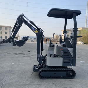 Mini pelleteuse TOHO 1.2 tonnes Moteur EPA pour pelle sur chenilles à moteur Mini ensacheuse à usage agricole Livraison rapide - Product Image 5