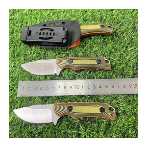 Coltello <span class=keywords><strong>a</strong></span> lama fissa in acciaio 440C <span class=keywords><strong>di</strong></span> alta gamma, straordinario coltello da campeggio resistente con manico in G10 e fodero Kydex - Product Image 2
