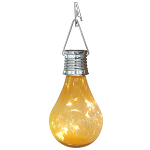 Chauffage blanc LED extérieur suspendu jardin extérieur décoratif industriel lampe solaire ruban crochet transparent luminaire - Product Image 6