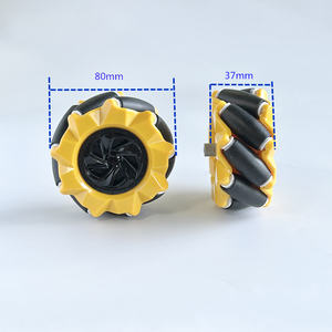 Rueda Mecanum de 80mm con piezas de acoplamiento para Motor TT y para eje cruzado <span class=keywords><strong>Lego</strong></span> para kits de Robótica de base de <span class=keywords><strong>Robot</strong></span> de 4 ruedas - Product Image 6