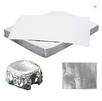 Feuilles de papier d'emballage pour sandwich en feuille isolée en nid d'abeille anti-graisse imprimées sur mesure