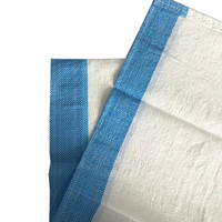 Sac en polypropylène tissé blanc de 25 kg, 50 kg, 100 kg pour le sucre, la farine de blé, les graines de maïs, l'alimentation animale