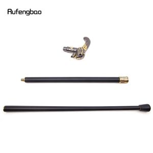 Bâton de marche Rufengbao Skull 92 cm en acier carbone avec poignée en T, canne de randonnée élégante pour homme, utilisation en extérieur - Product Image 4