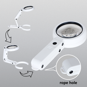 Lupa Digital LED de Mano, Plegable y Portátil, para Lectura, Ideal para Personas Mayores y Niños - Product Image 6