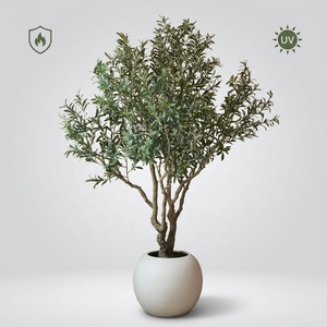 OH ARTS <strong>Artificial</strong> Olive Tree Fire Retardant &amp; UV Resistant Large Faux Potted <strong>Plant</strong> for Commercial Outdoor Decor Custom Size - Product Image 5