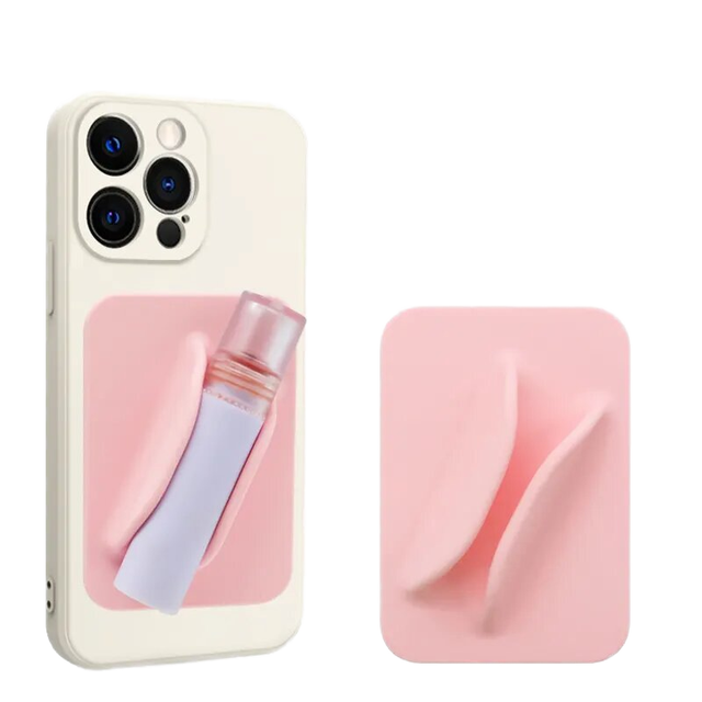 Silicone Adhesive Phone Holder for Mobile Smart Devices Lipgloss Lipstick Lipbalm Holder