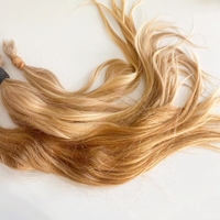 Extensions de cheveux humains bruts non traités, cheveux vierges blonds bruts en vrac, cheveux naturels non traités, lisses et soyeux en vrac