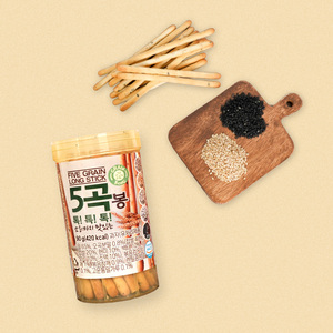 บิสกิตธัญพืชห้าชนิด 80 กรัม x 1 ชิ้น รสชาติถั่ว สมดุลทางโภชนาการ ปราศจากน้ำมัน อบกรอบ เนื้อสัมผัสกรอบ ทดแทนมื้ออาหาร - Product Image 1