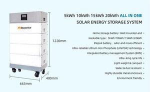Paquete de Baterías Solares de Ciclo Profundo de 256V 100Ah Apilables y Dividibles con Pantalla LCD y Comunicación - Product Image 3