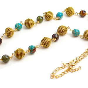 <b>Long</b> Beaded <b>Necklace</b> - Product Image 1