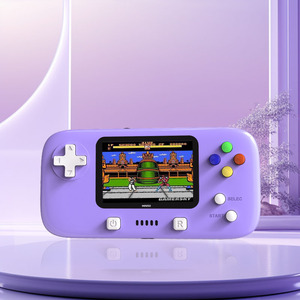 GAMINJA Mini console di gioco portatile retrò a 8 bit con schermo da 2,4 pollici, 400 videogiochi integrati, lettore di videogiochi portatile - Product Image 2