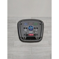 Enceinte portable Bluetooth 20W avec LED RGB, boombox, micro sans fil, télécommande et fonction TWS pour karaoké extérieur et soirées à domicile