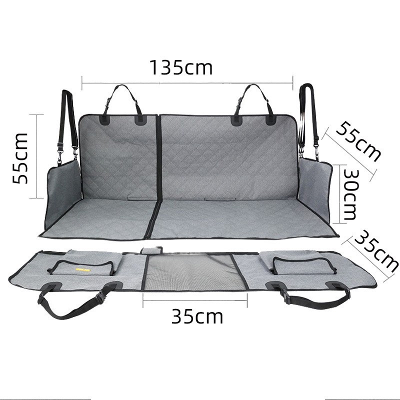 Deluxe rear pet pad 135145cm black