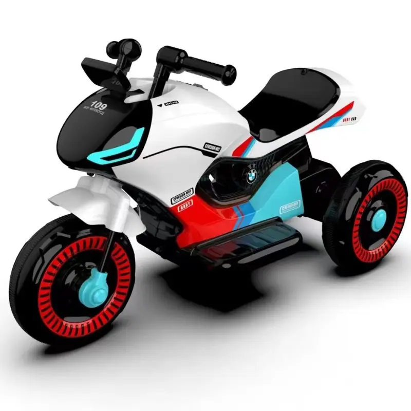 オートバイ三輪車の子供用電動バイクバッテリーおもちゃ車6Vデュアルドライブ高品質ベビーライド