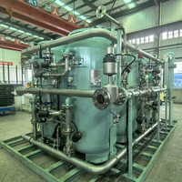 Installation d'azote PSA marine robuste de qualité supérieure en acier inoxydable 304/316, pureté 95%, avec ensemble de filtration complet et séparé sur skid