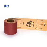 Rouleau de papier abrasif de haute qualité avec support en tissu doux, papier abrasif pour le polissage des meubles, rouleau de papier abrasif Wild Cat
