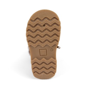 Stivali Invernali per Bambine <span class=keywords><strong>con</strong></span> Stampa Leopardata, Caldi in Camoscio <span class=keywords><strong>con</strong></span> Finiture in Pelliccia e Fodera in Cotone - Product Image 4