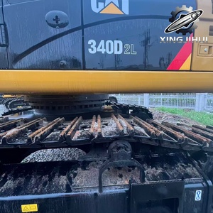 Excavadora usada Caterpillar 340D2L de 40 toneladas, marca japonesa, con motor CAT, excavadora de segunda mano, excavadora grande de cadenas, procedente de Japón. - Product Image 3