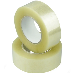 Rollo de adhesivo acrílico fuerte personalizado, cinta de embalaje BOPP de 50/100m, sello activado por agua de un solo lado para cajas de cartón - Product Image 6