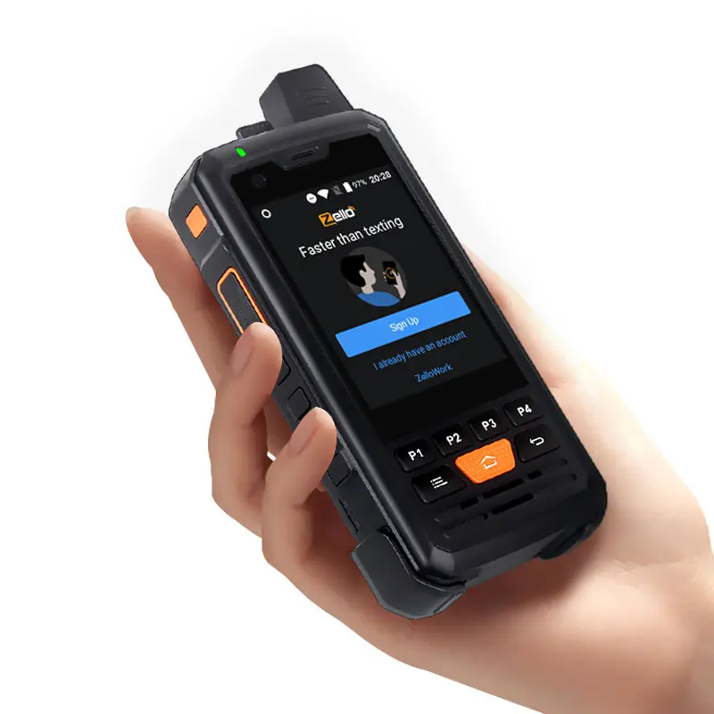 Talkie-walkie professionnel robuste, téléphone mobile, 3.5 pouces, Quad Band, 3G, étanchéité IP67, 400-470MHz, UHF, unwa F50, Android