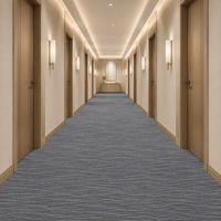 Moquette murale sur mesure de 4 mètres de large en nylon pour couloir d'hôtel, rouleau de 12 mm, projet sur mesure