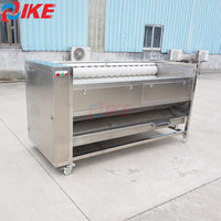 Aardappel Passie Fruit Schoonmaken Peeling Apparatuur Efficiënte Gember Borstel Wassen Peeling Machine
