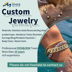 मिनोस कस्टम गहने निर्माता ओएम/ओडम फैशन गहने सेट नेकलेस वाटरप्रूफ गहने सेट करते हैं - Product Image 1