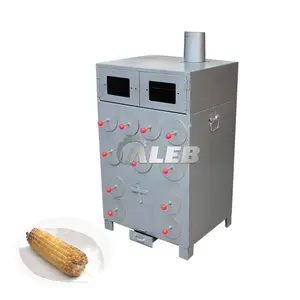 Gran oferta, máquina para hornear fruta de ñame de maíz, horno para hornear taro de acero inoxidable, máquina de calentamiento de castañas de pollo de 11 agujeros