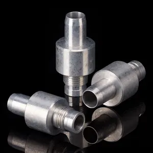 Customized High Precision CNC Lathed Polished Stainless Steel Accessories Parts of Gas Gun Nozzle For BBQ Tools