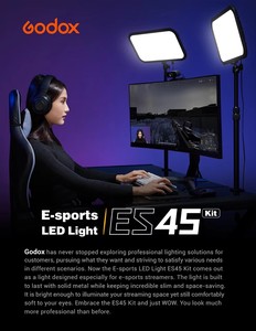 Godox <span class=keywords><strong>ES45</strong></span> E-Sport Panel de luz LED bicolor - Product Image 2