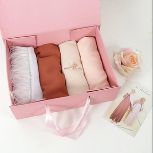 Écharpe en mousseline pour Ramadan Eid mubarak, cadeau pour tête, Hijab musulman, boîte de abonnement - Product Image 1