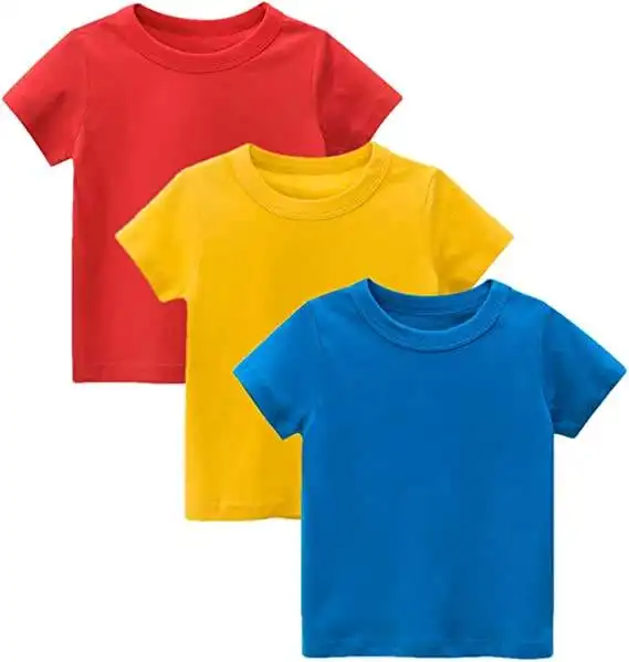 Kind Jungen Mädchen Baby Kleinkind Plain T-Shirt Tops Einfarbig Modal Kurzarm Weiß Schwarz Kinder Blank T-Shirt Kinder Kleidung