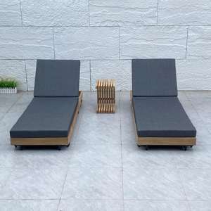 Chaise longue pliante d'extérieur, dossier réglable pour patio, plage, chaise inclinable d'extérieur - Product Image 5