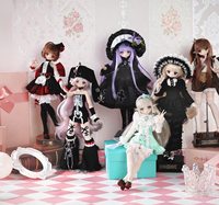 Vente en gros : Nouvelle Tête BJD AKX Art Magic House Art authentique, style Lolita mignon, avec greffe de cheveux, en boîte mystère, tendance