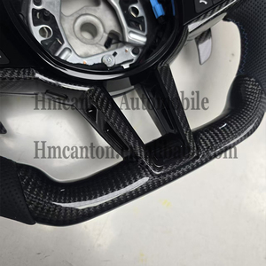 Volante de Fibra de Carbono y Cuero Perforado para BMW Serie G, M3 G20 G30 G80 M4 G82 M5 CS, Venta al Por Mayor - Product Image 4