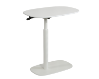 ADA Moderne Ergonomique 360 °   Table pivotante de salon avec élévation à gaz, hauteur réglable, console latérale stable, bureau