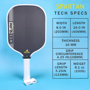 Palas de Pickleball Spartan Pro IV de Nuevo Diseño - Diseño Gen 4, Fibra de Carbono de Grafito, Sistema de Control de Pelota de Precisión, Aprobado por la USAPA - Product Image 6