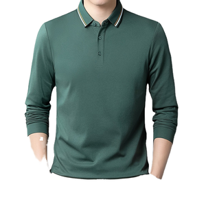 Wholesale Custom Design High Quality 100% Ice Silk Fiber Anti-Wrinkle Embroidered Loose Knitted Short Sleeve <b>Smart</b> Casual Mens - Product Image 1