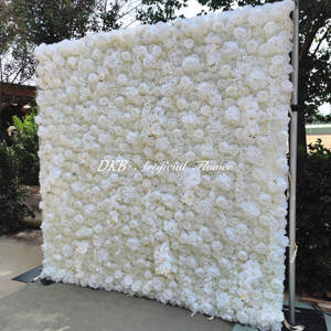 8x8 Silk Flower <b>Curtain</b> Background Wall Forest Artificial Flower <b>Panel</b> Backdrop Wall - Product Image 4