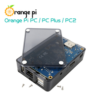 Boîtier transparent noir en ABS pour Orange Pi PC/PC Plus, coque de protection 10x10x10 pour modules et kits électroniques