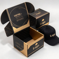 Boîte d'emballage personnalisée en carton ondulé écologique pour chapeaux, chaussures et ceintures, avec revêtement UV et pelliculage mat pour l'expédition