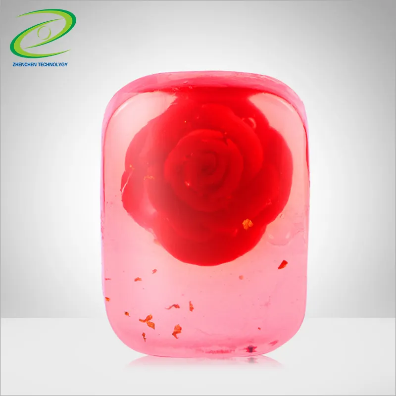 24K Goud En Rose Essentiële Olie Natuur Huid Lichter Pigmentatie Verwijderen Biologische Zeep Handgemaakte